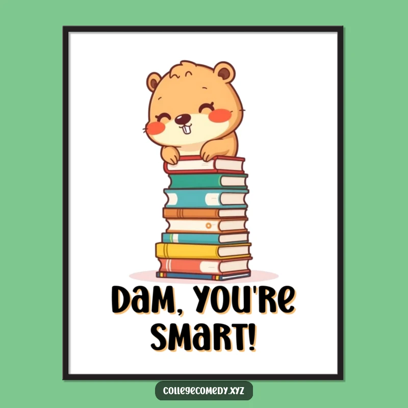 Funny Free Printable Beaver Wall Art: Humorous DIY Downloadable Decor