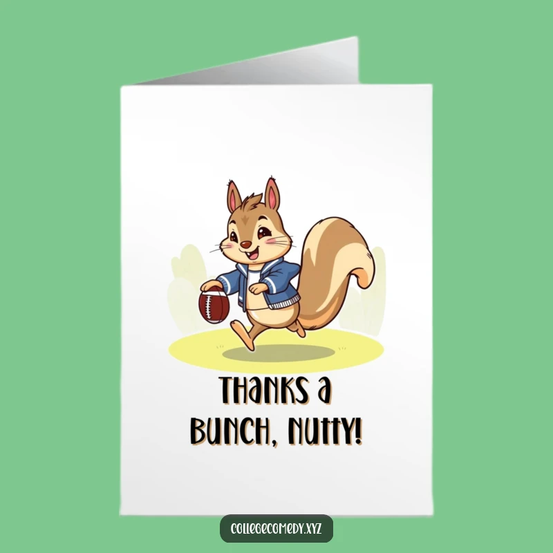 Free Printable Thank You Squirrel Card: Hilarious Downloadable Gift for a MVP!